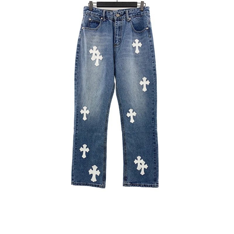 Gallery Dept. Cross-Embroidered Utility Pants Gray - 17