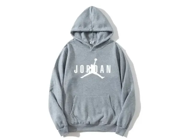 Air Jordan Jumpman Logo Hoodie Gray - 1