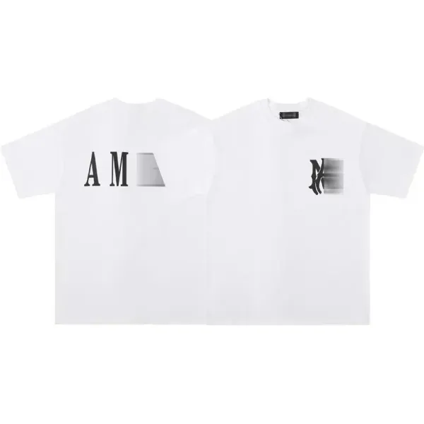 Off-White AM Graphic Print White T-Shirt - 10