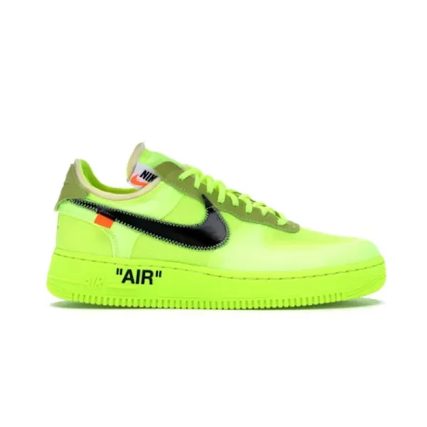 Nike x Off-White Air Force 1 Low Volt Green Sneakers - 2