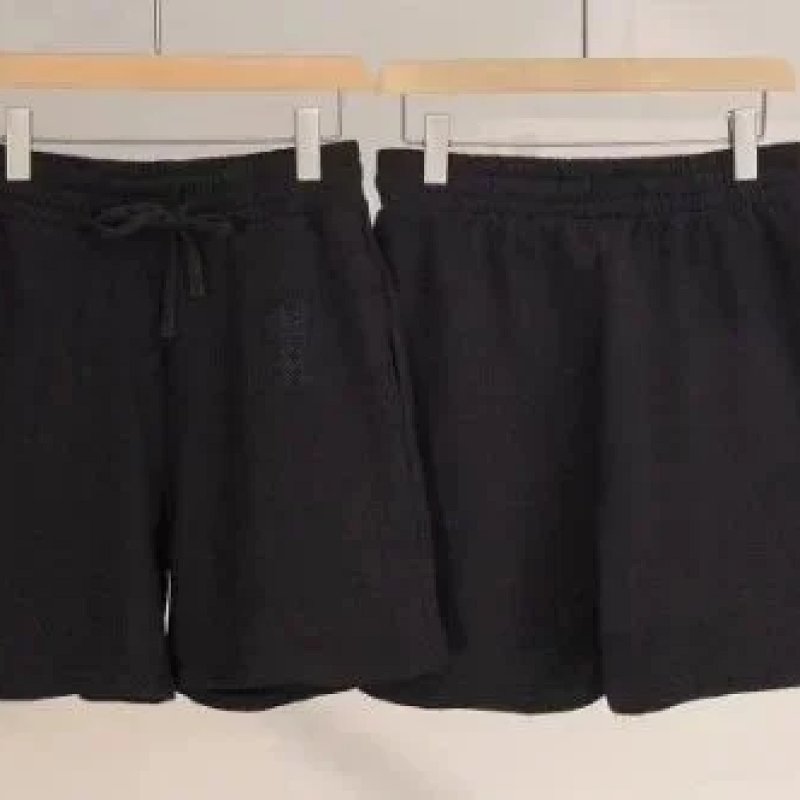 Drawstring Waist Shorts Black