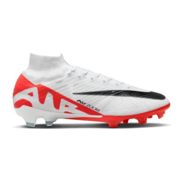 Nike Mercurial Superfly IX Elite FG White/Red Soccer Cleats - 2