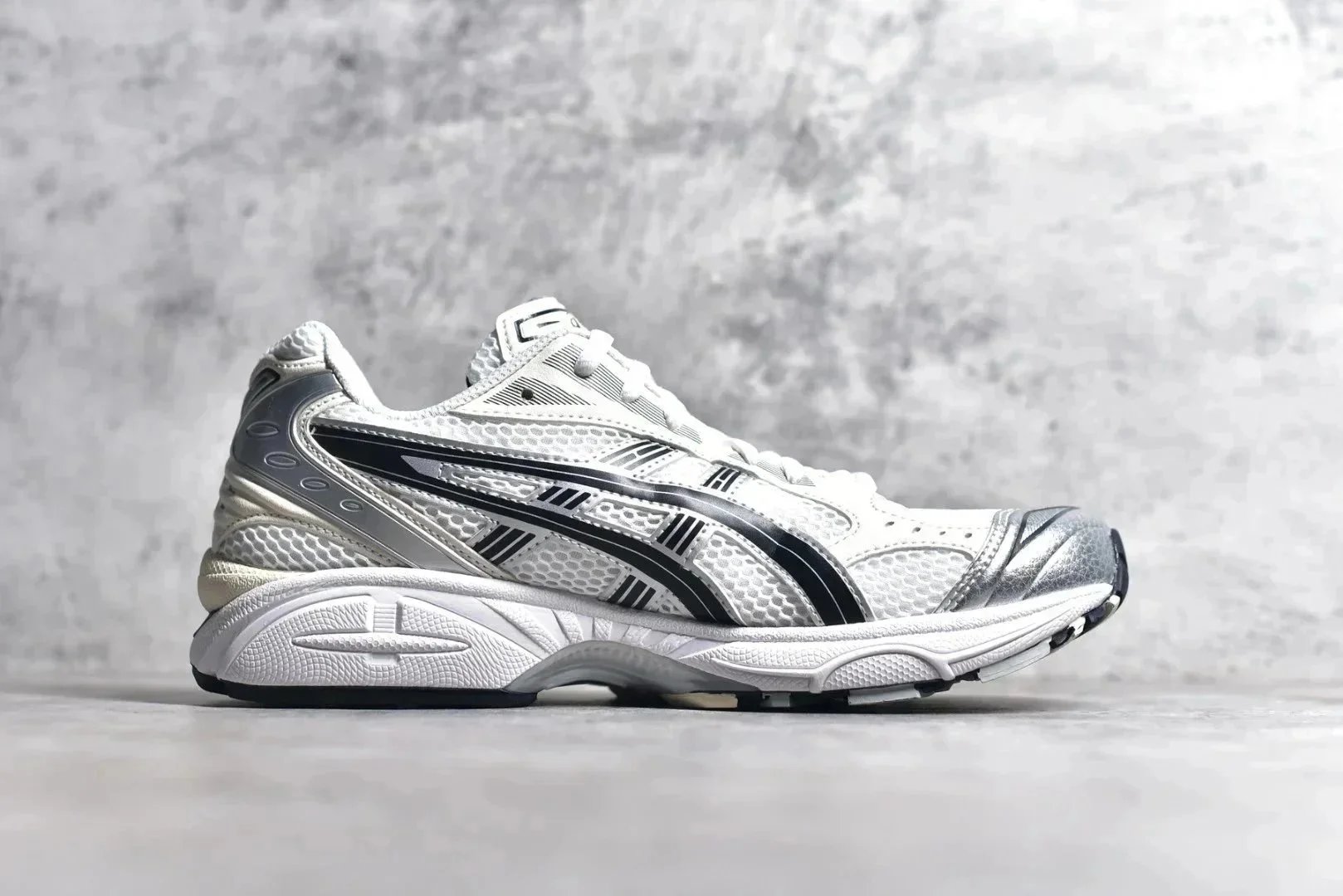 Asics Gel-Kayano 14 Silver Blue Running Shoes - 5