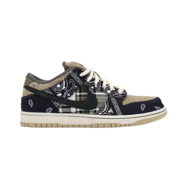 Nike Dunk Low Pine Green White Sneakers - 7