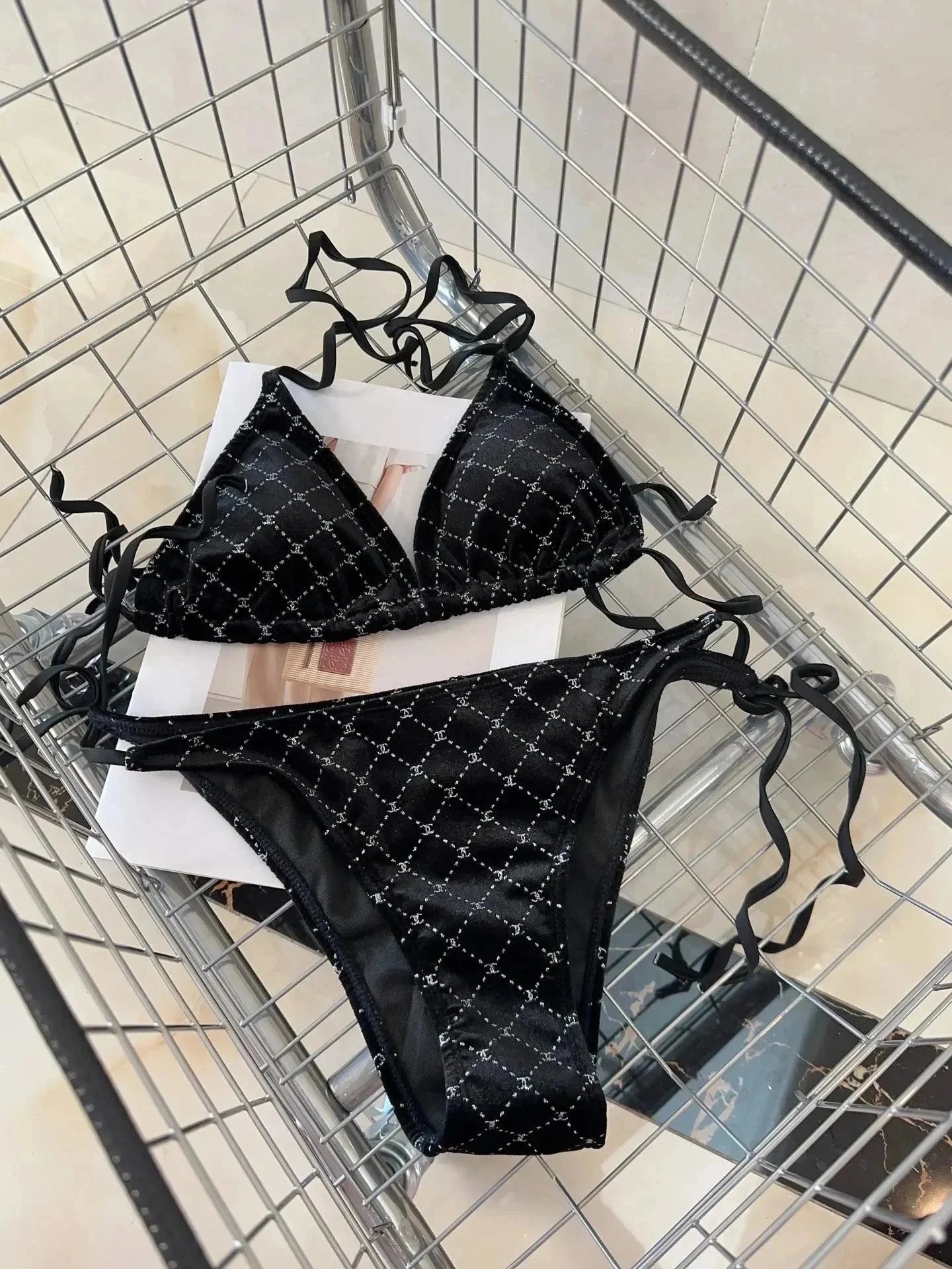 Chanel Quilted Zip-Front Bodysuit White Activewear - 10