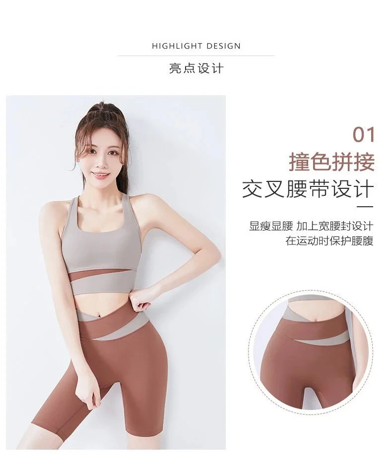 Nike Performance Crop Top in Milk Tea Gray Activewear - 5