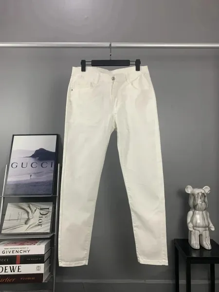 Prada Logo-Embroidered Black Jeans - 4