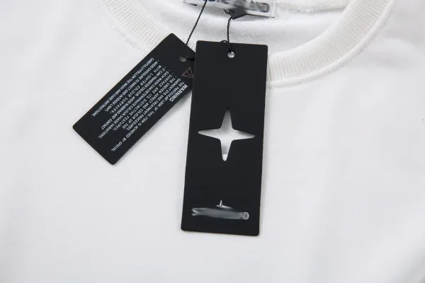 Stone Island Shadow Project White Crewneck Sweatshirt - 8