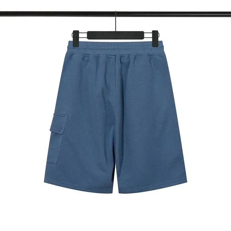 Stone Island White Cargo Shorts with Compass Patch - 7