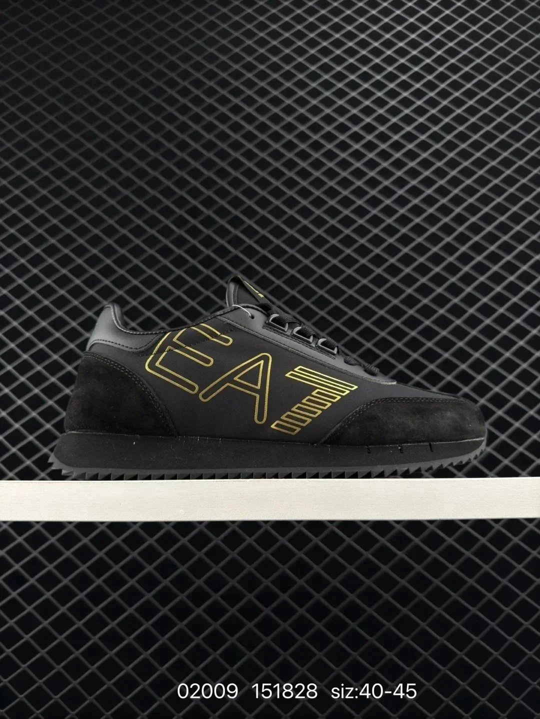 EA7 Emporio Armani Runner Navy Blue Sneakers - 4