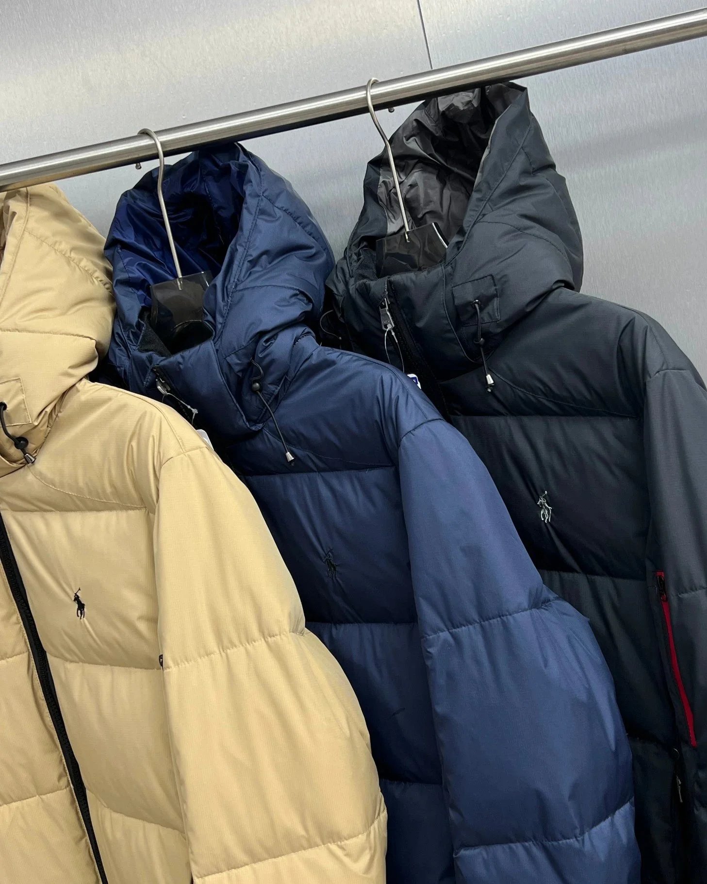 Ralph Lauren Polo USA Flag Down Jacket Navy - 4