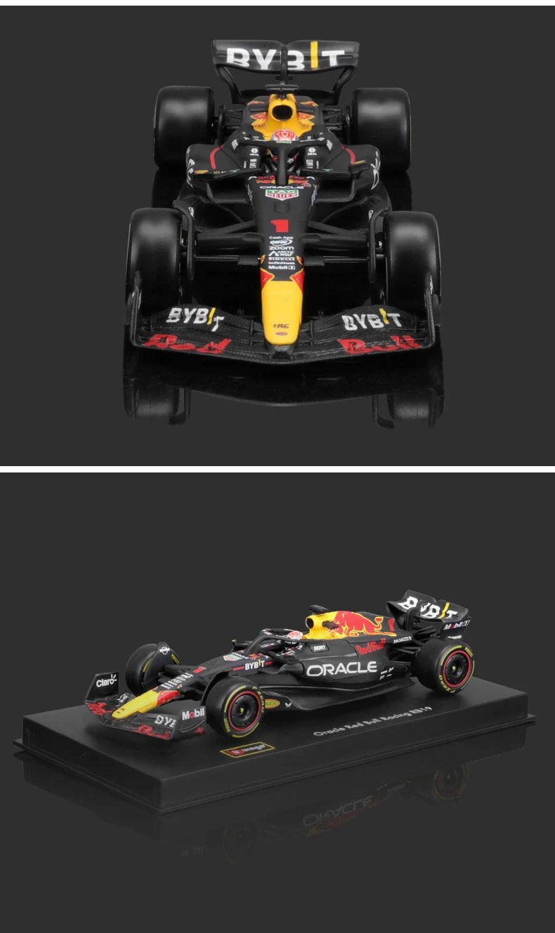 Bburago Oracle Red Bull Racing RB19 Formula 1 Model Car - 9
