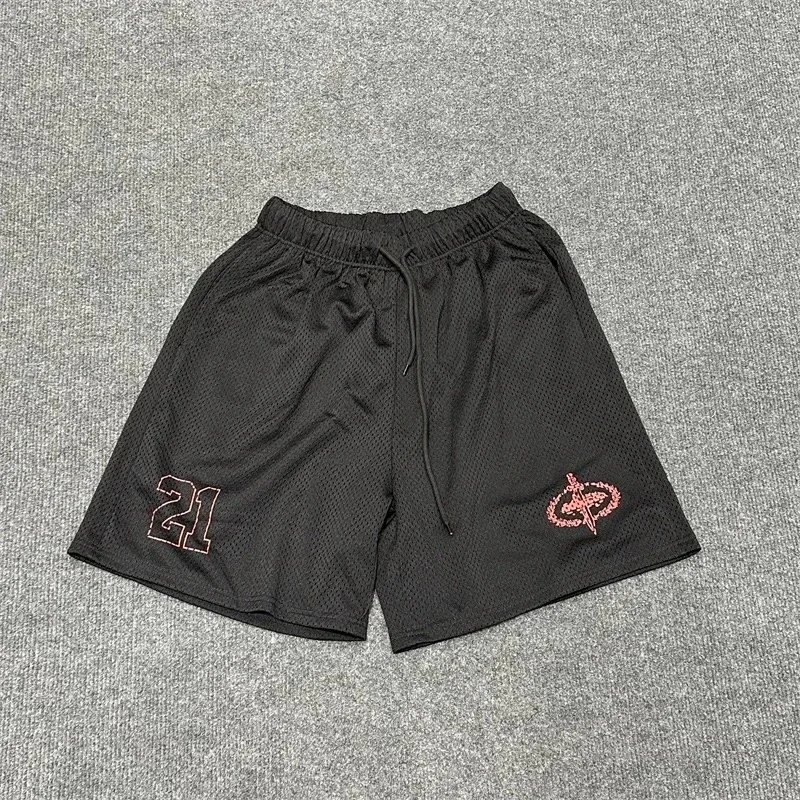 Corteiz All-Over Print Shirt and Shorts Set Black - 6
