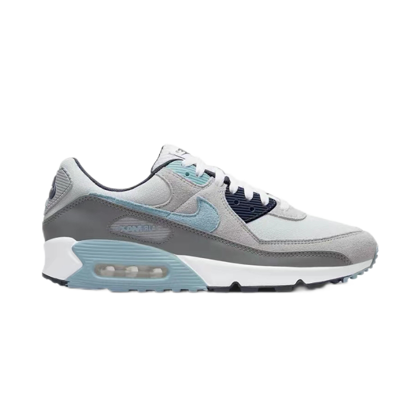 Nike Air Max 90 Metallic Silver Red Sneakers - 20