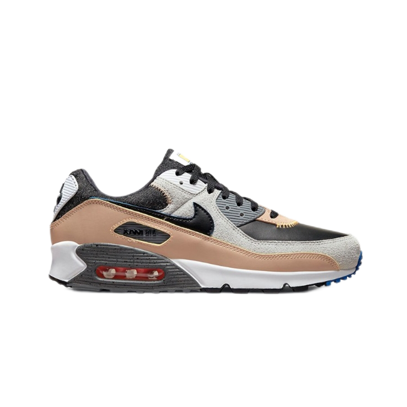 Nike Air Max 90 White Purple Teal Orange Sneakers - 4