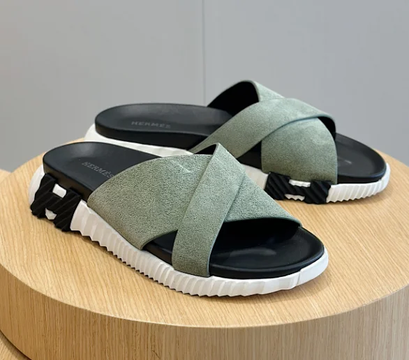 Hermès Slippers H-pattern slide product detail image 3