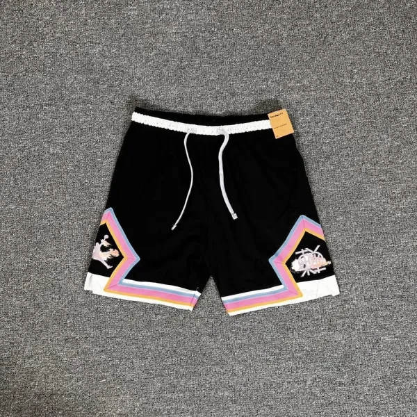 Stone Island x Digital Pionker Basketball Shorts Black Multicolor - 7