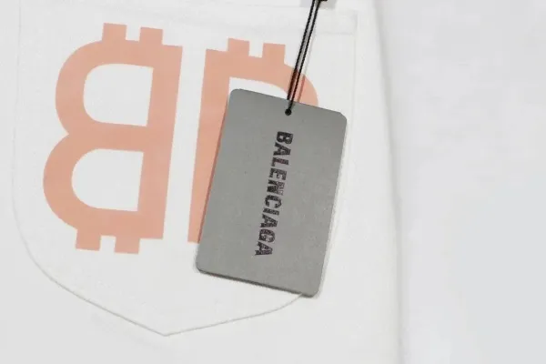 Balenciaga Distressed Wide-Leg Jeans Dark Wash - 11