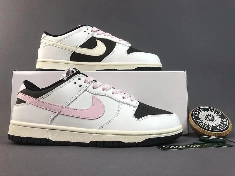 Nike Dunk Low Pink Foam Sneakers - 7
