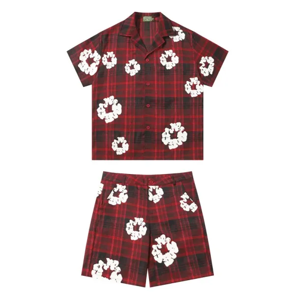 Gallery Dept. Plaid Wreath Pants Gray - 30