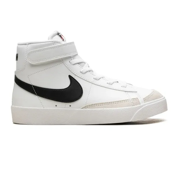 Nike Blazer Mid '77 White Black Sneakers - 2