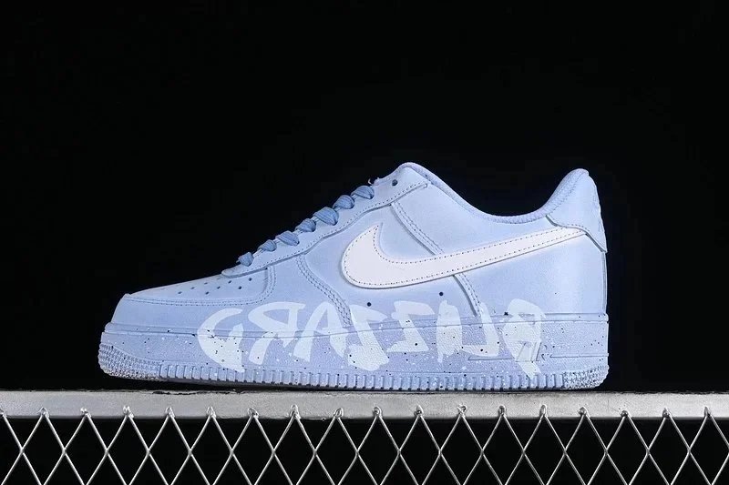 Nike Air Force 1 Low White Pink Sneakers - 10