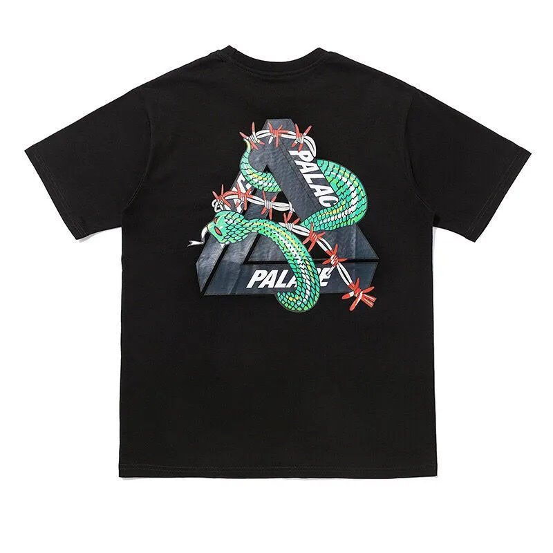 Palace Tri-Force Pink Outline T-Shirt - 9