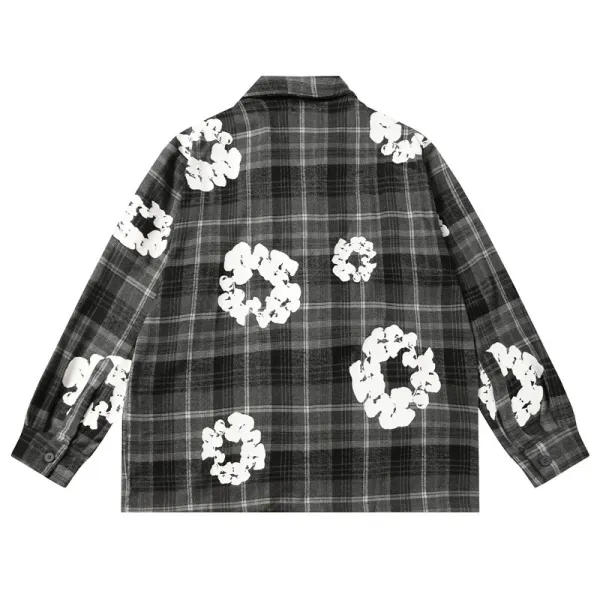 Gallery Dept. Plaid Wreath Pants Gray - 8