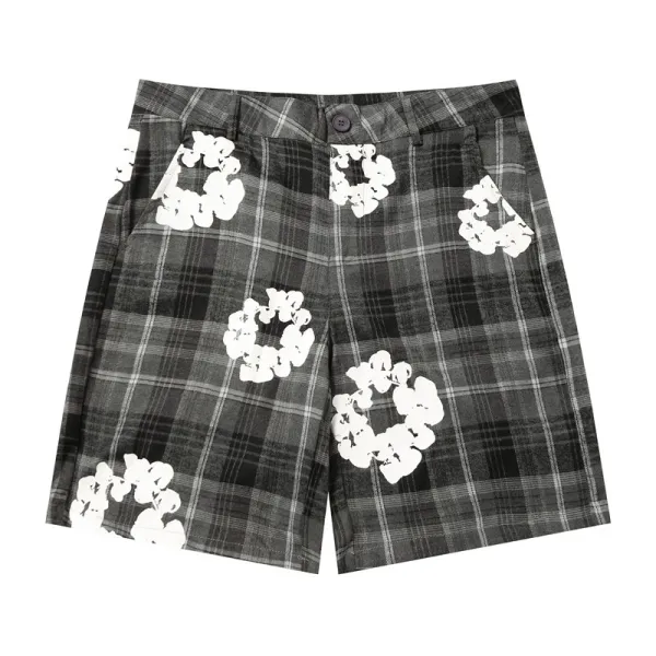 Gallery Dept. Plaid Wreath Pants Gray - 29
