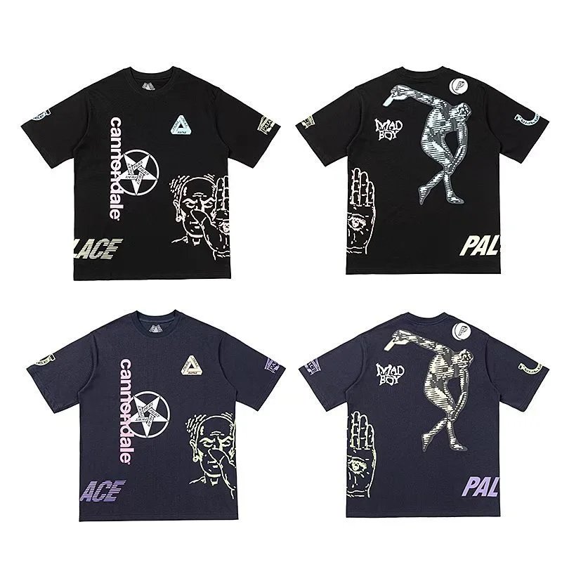 Palace Tri-Force Pink Outline T-Shirt - 50
