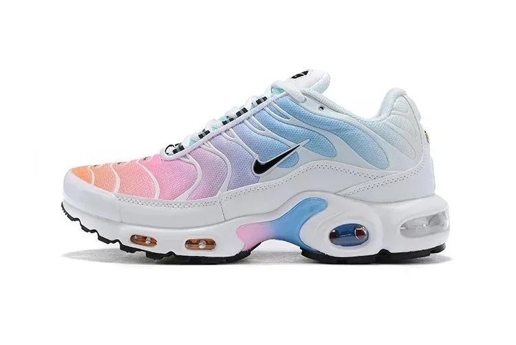 Nike Air Max Plus Black Blue Pink Grid Sneakers - 32