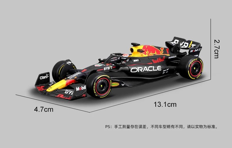 Bburago Oracle Red Bull Racing RB19 Formula 1 Model Car - 6