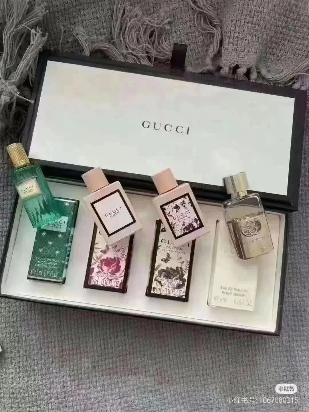 Gucci Bloom Mini Perfume Set Gift Box