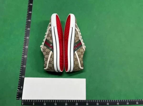 Gucci Ace GG Canvas Sneakers Red Sole - 1