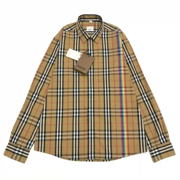 Burberry Rainbow Check Cotton Shirt - 1
