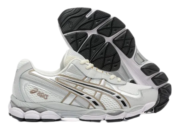 Asics Gel-Kayano 14 Silver Beige Running Shoes - 2