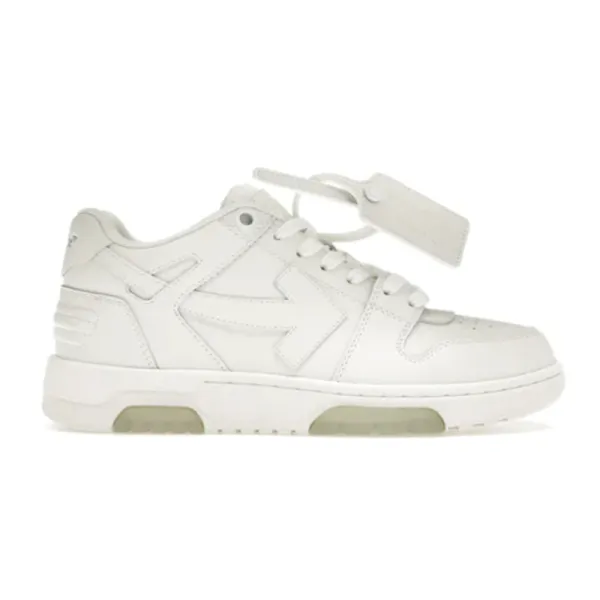Off-White Diagonal Arrow Low White Sneakers - 2