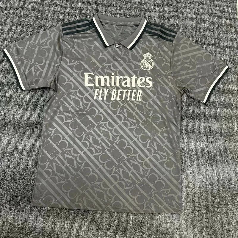 Real Madrid x Adidas 2023-24 Third Jersey Gray - 6