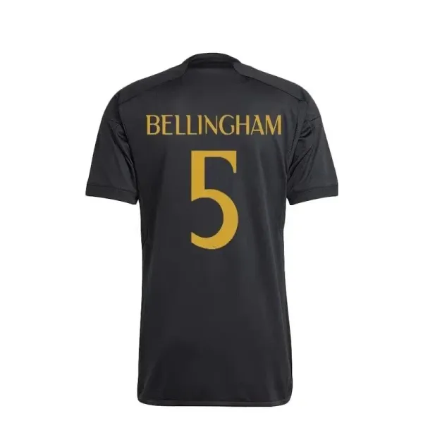 Adidas x Real Madrid Bellingham #5 Black Away Jersey - 1