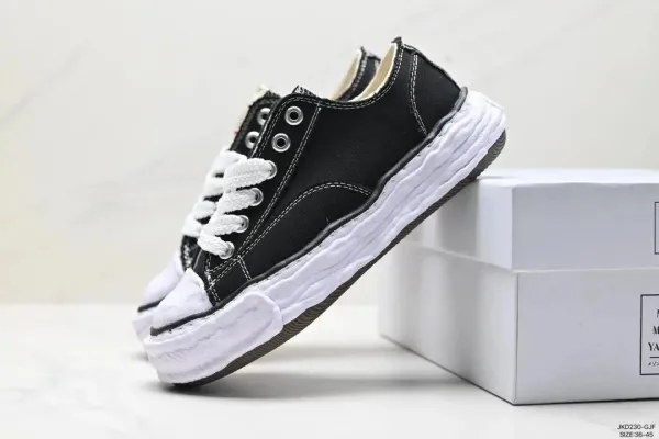 Maison Margiela Tabi Sneaker White Canvas Sneakers - 4