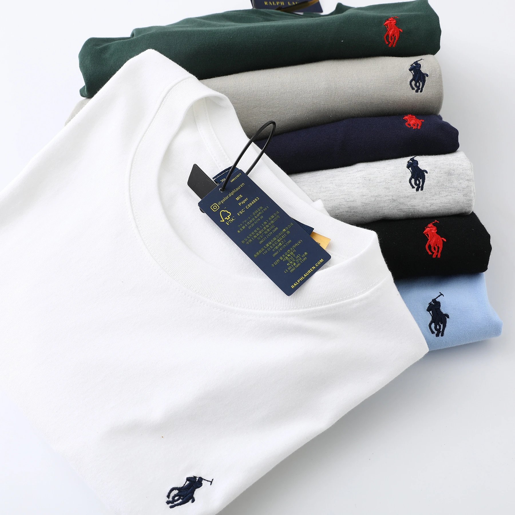 Polo Ralph Lauren Classic Fit Cotton T-Shirt Forest Green T-Shirt - 5