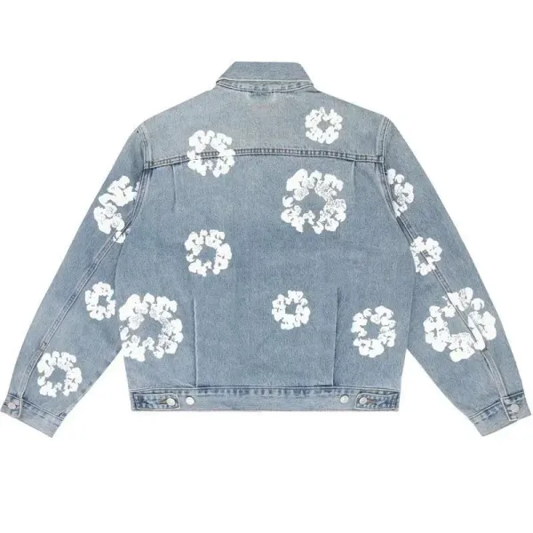 Off-White x Levi's Floral Print Denim Jacket Black - 6