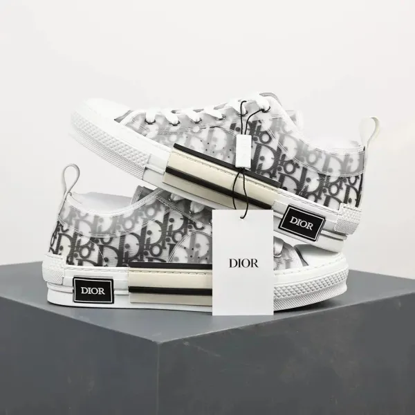 Dior B23 Oblique Transparent Sneakers - 1