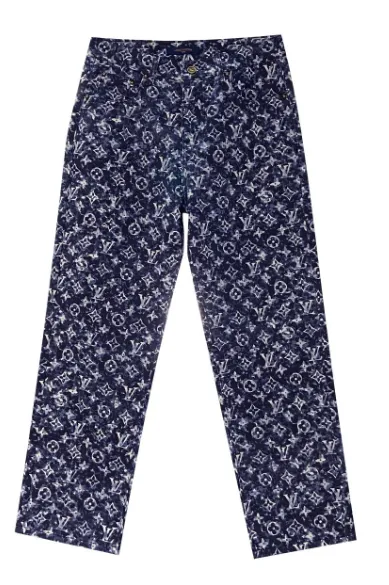 Louis Vuitton Monogram Denim Pants Navy - 1