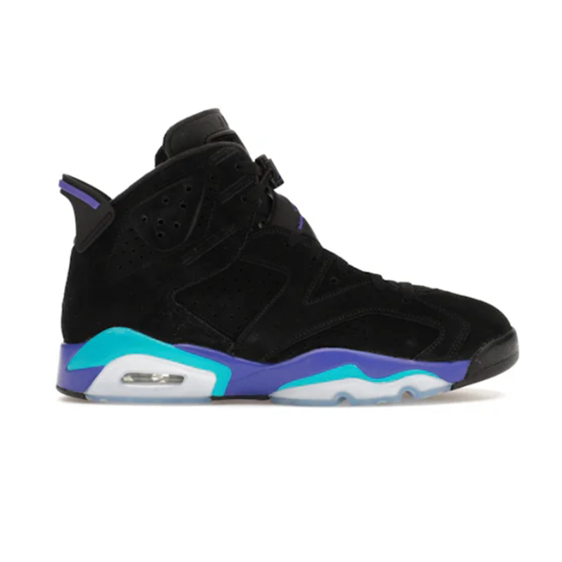 Air Jordan 6 Retro Infrared 23 Black Turquoise Purple Sneakers - 3