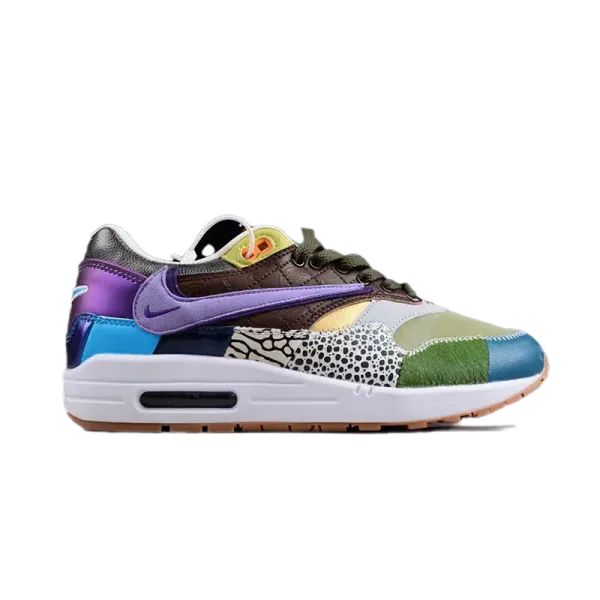 Nike Air Max 1 'Wavy' Blue and White Sneakers - 8