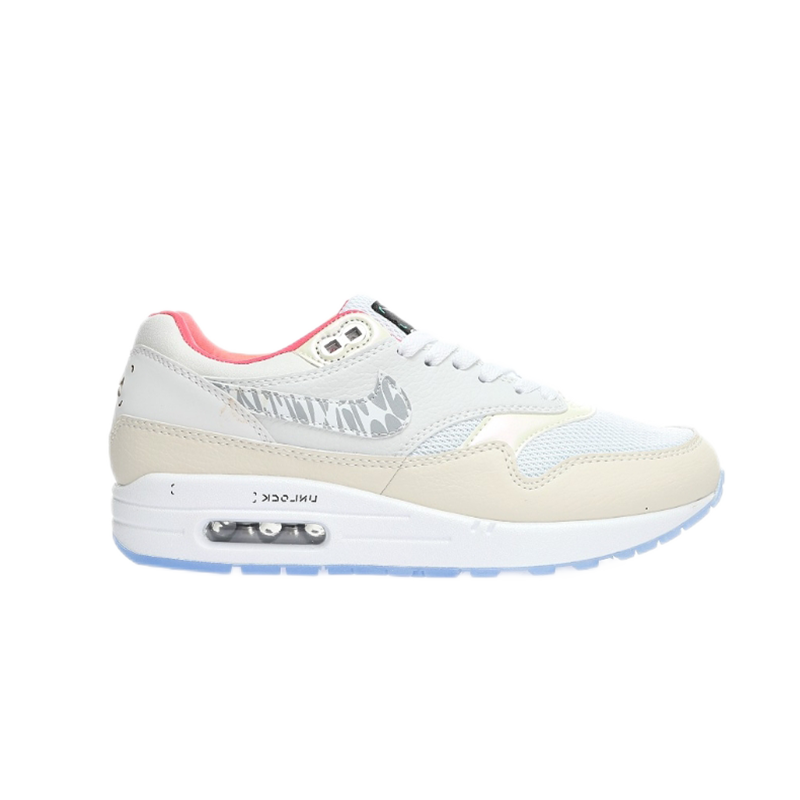 Nike Air Max 1 Light Gray and Charcoal Sneakers - 31
