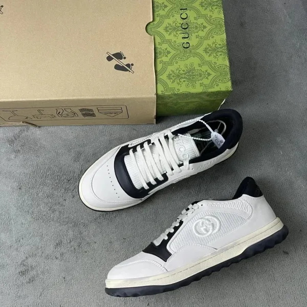 Gucci Rhyton Low White and Green Sneakers - 5