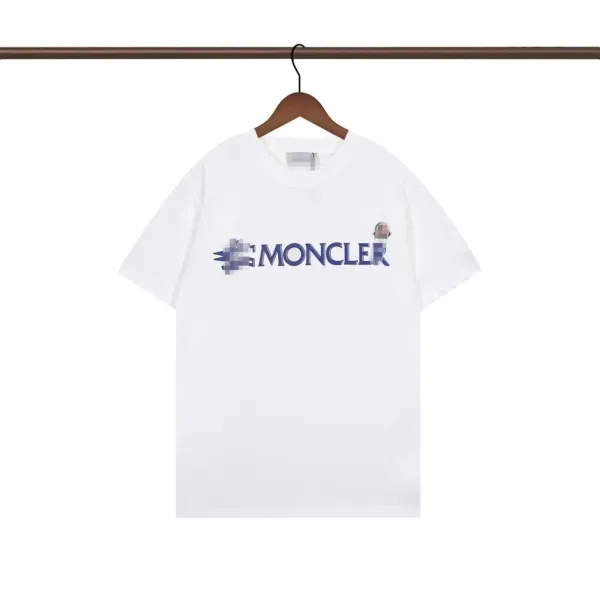 Moncler Logo-Print White T-Shirt - 5