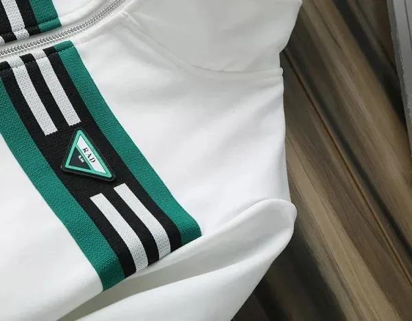 Prada Logo Stripe White Tracksuit - 9